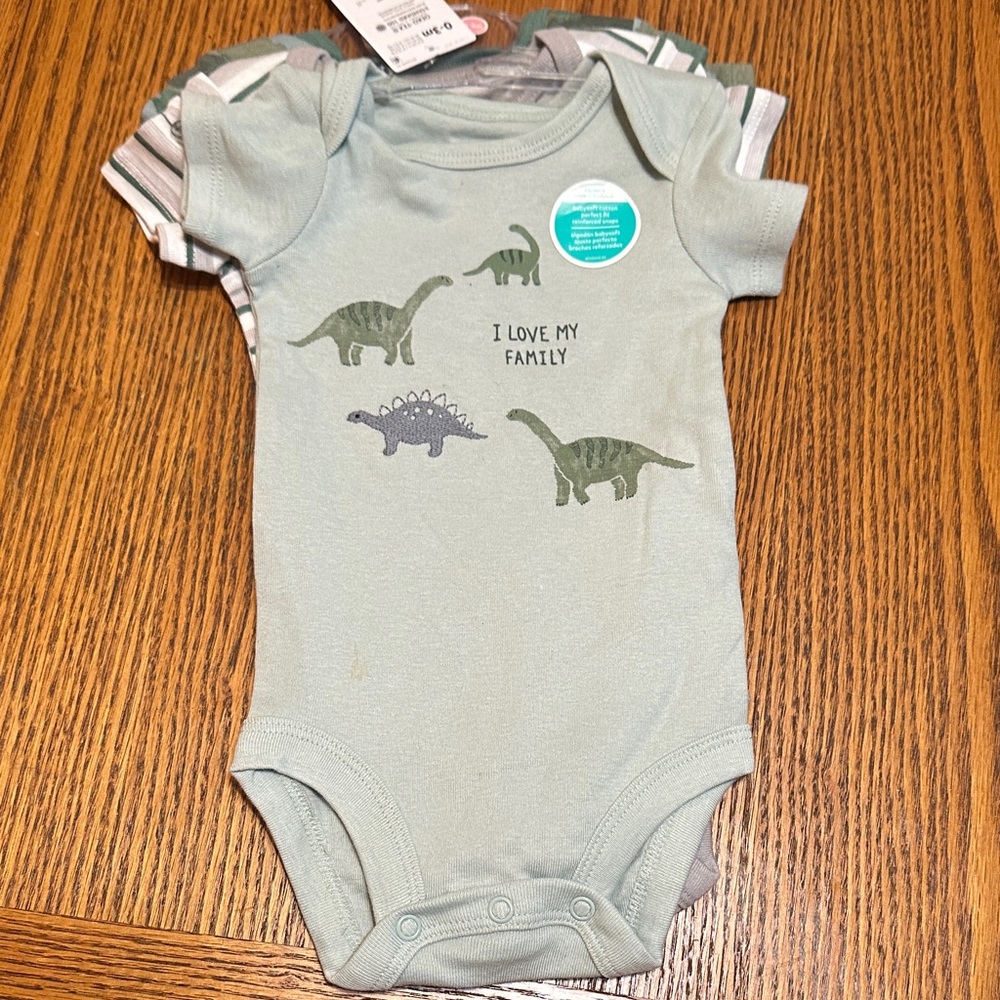 Child of Mine Carters Bodysuits-Green Variety